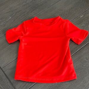 Cat & Jack Bright Red Short Sleeve Tee